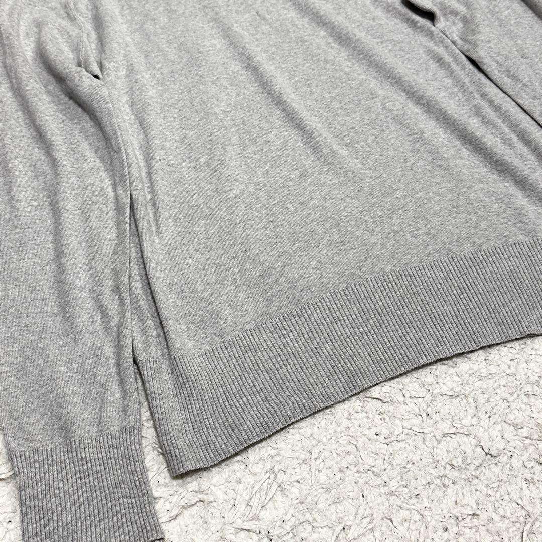 Letroyes ルトロワ コットン 薄手 ニット セーター グレー L — image 5