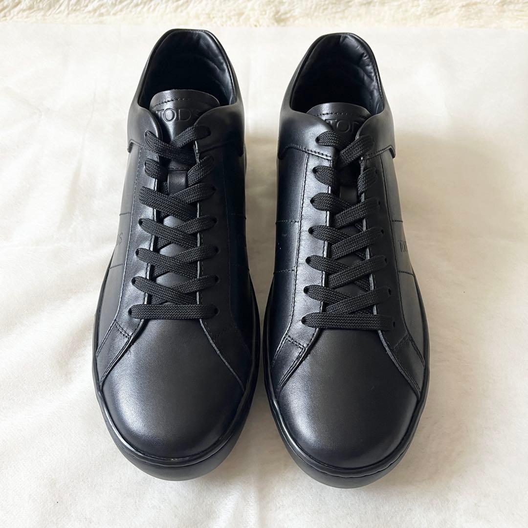 新品未使用✨　TOD's　トッズ　レザースニーカー　レースアップ　ブラック — image 2