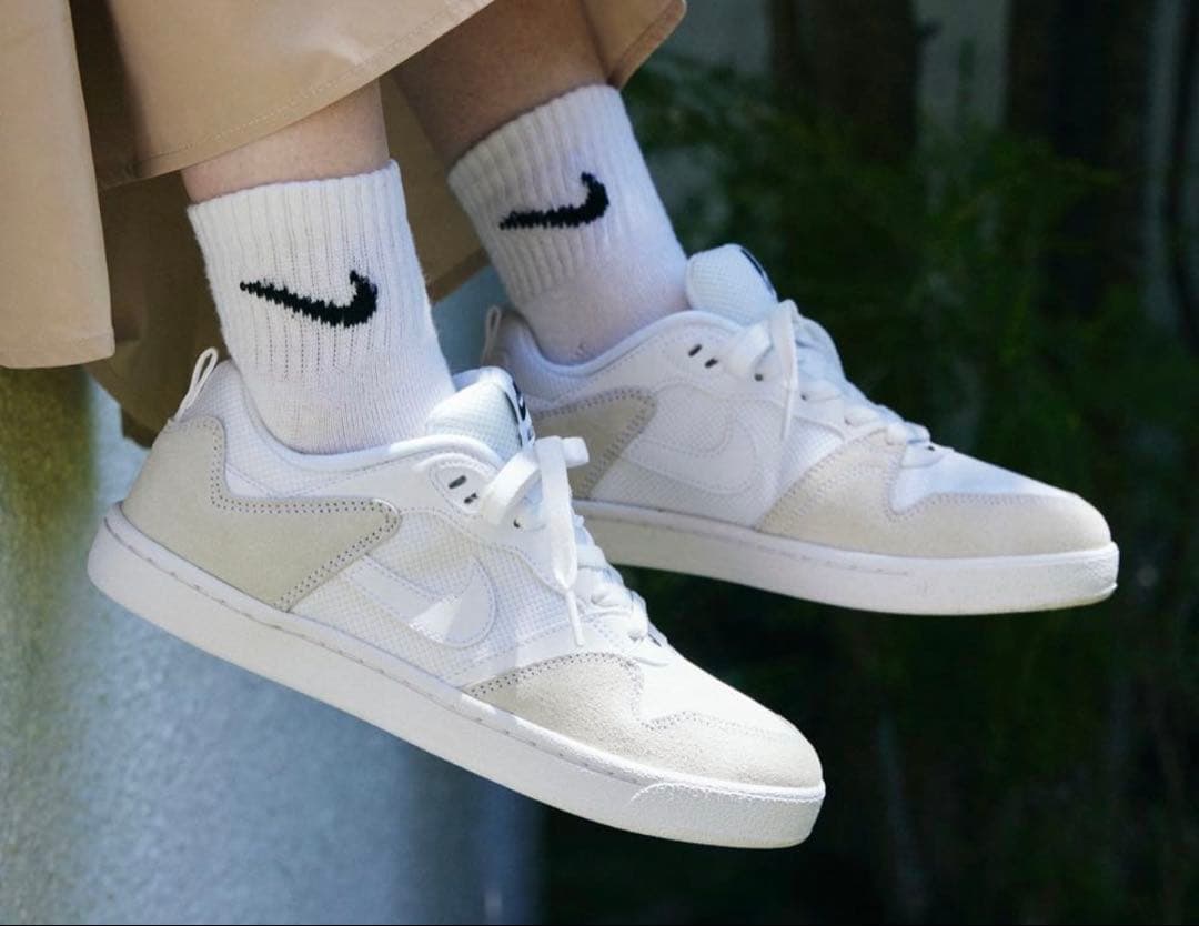 新品　Nike　ナイキ SB アリウープ スケートボードシューズ　ホワイト — image 2