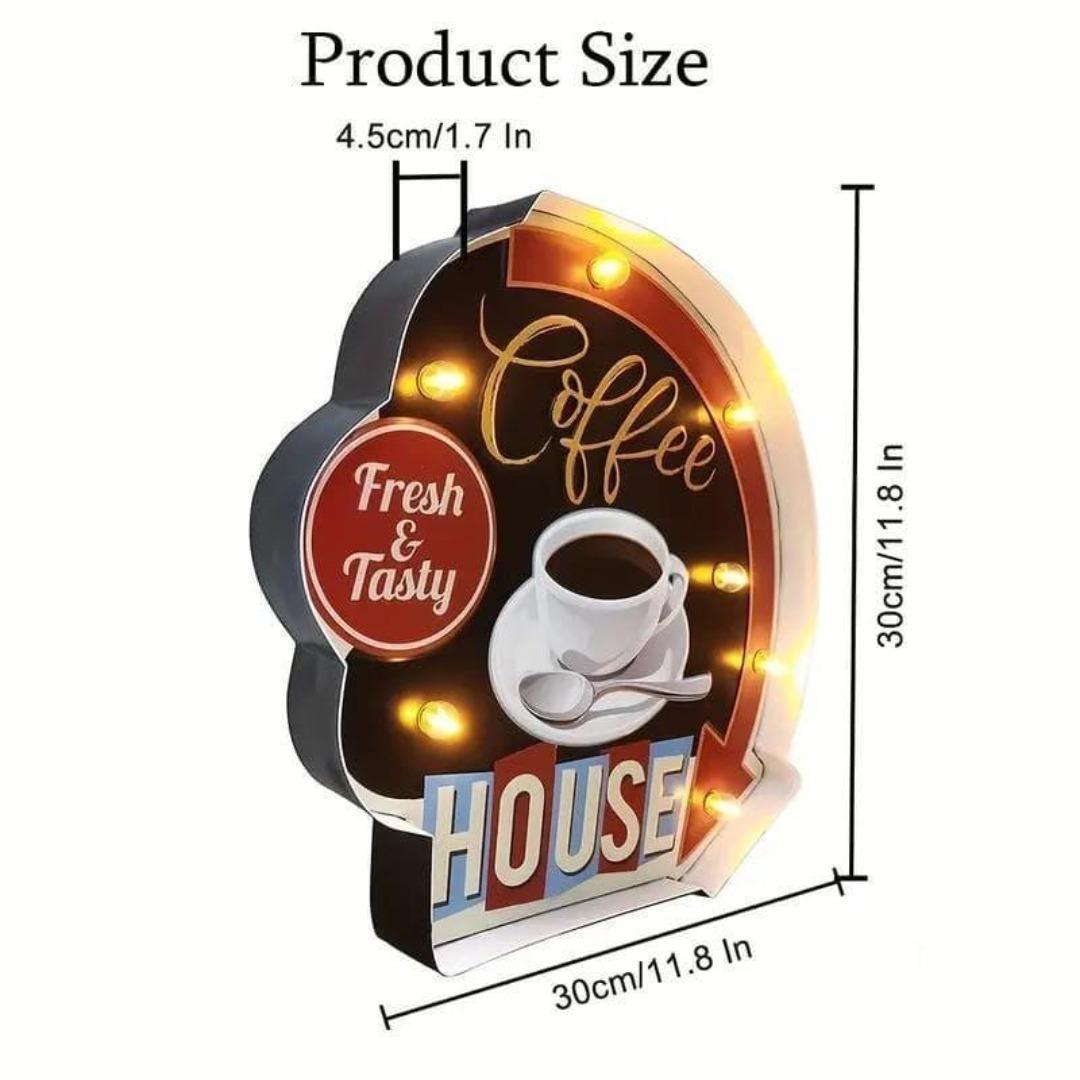 Newネオン祭セール 在庫限りコーヒハウス レトロネオンサイン アメリカンe — image 5