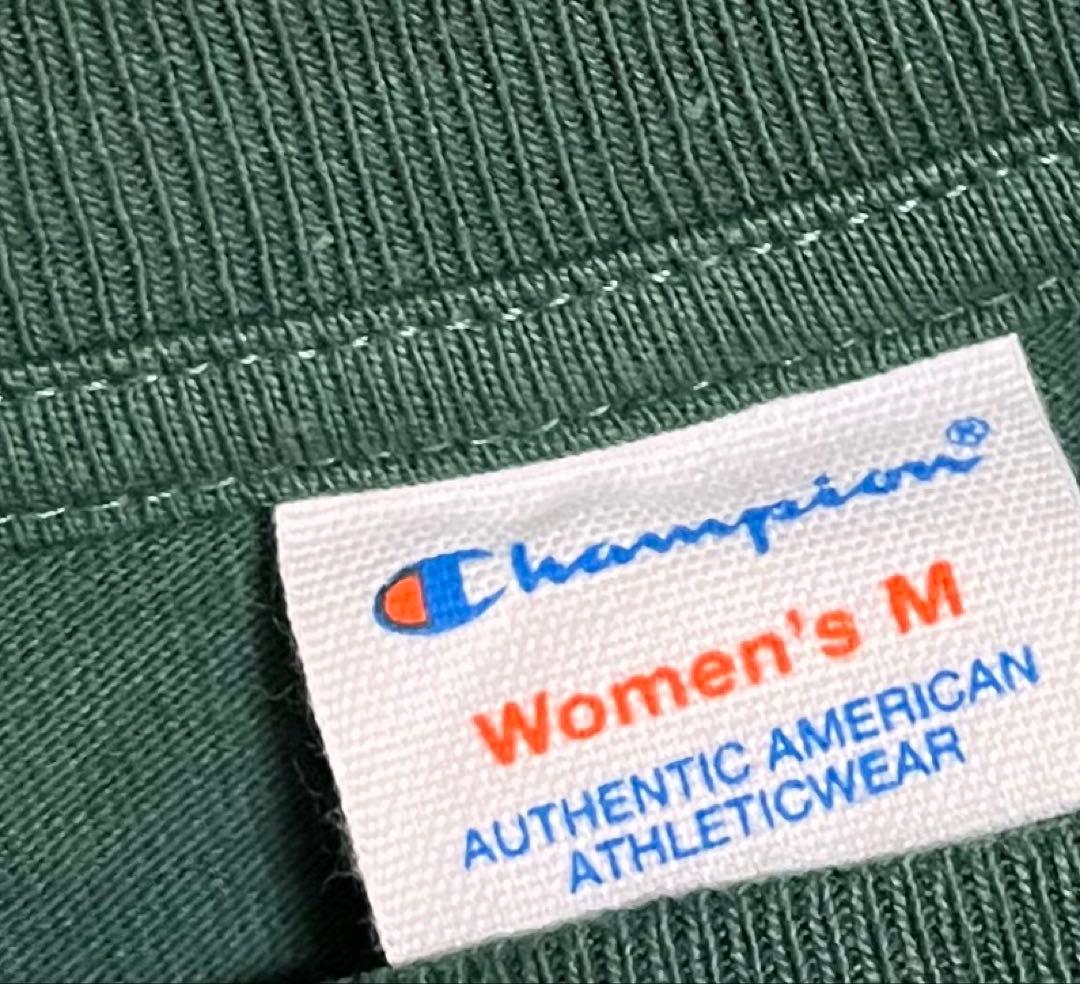 本日限定値下げ　Champion グリーン ロゴ刺繍 ワンピース　サイズM — image 2
