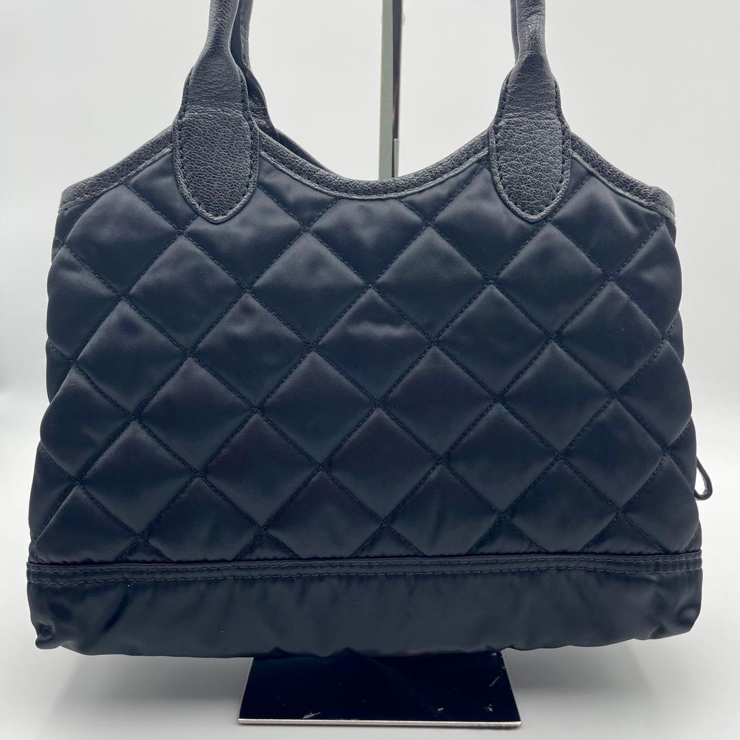 【極美品】DAKS ダックス ハンドバッグ キルティング チェック ナイロン — image 3