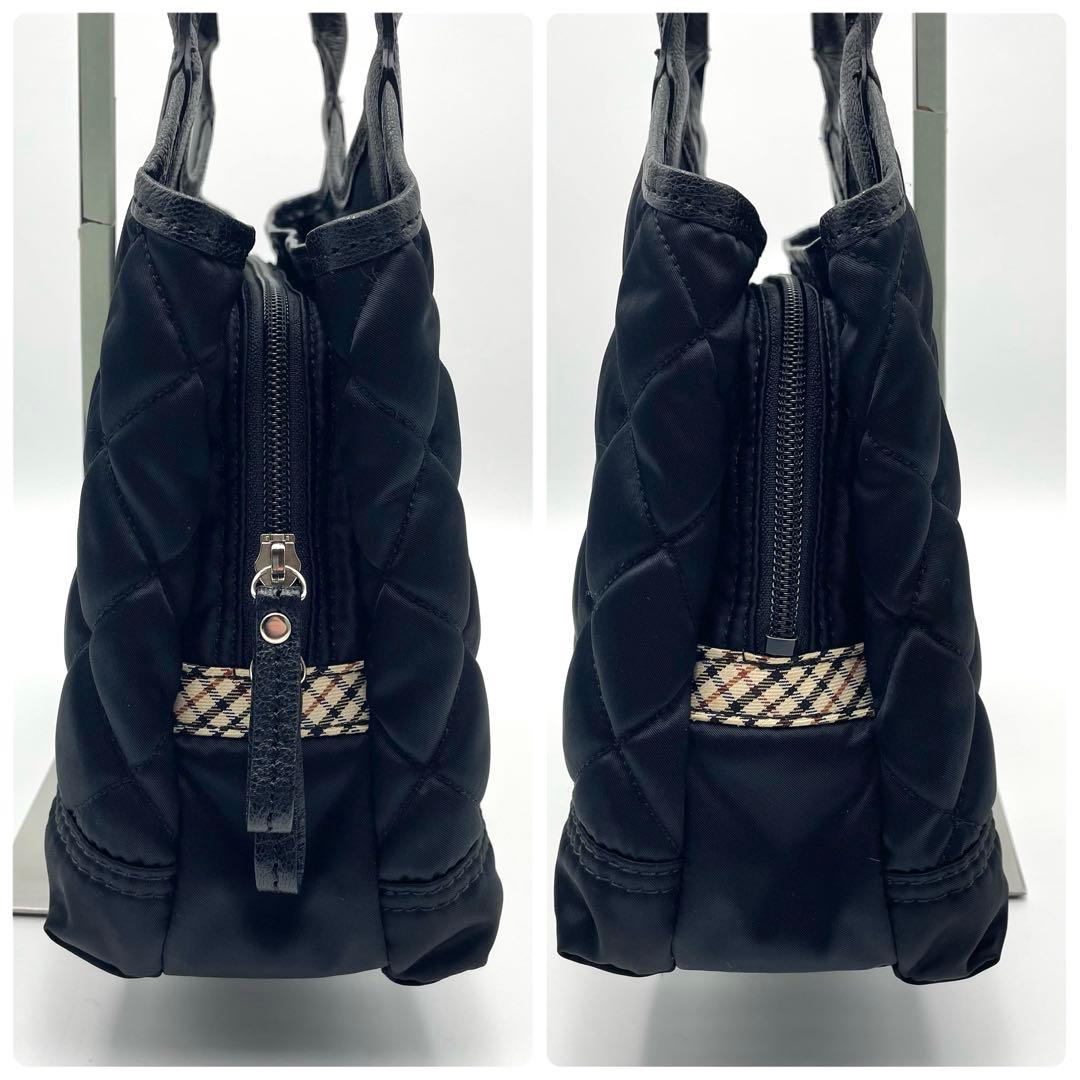 【極美品】DAKS ダックス ハンドバッグ キルティング チェック ナイロン — image 4