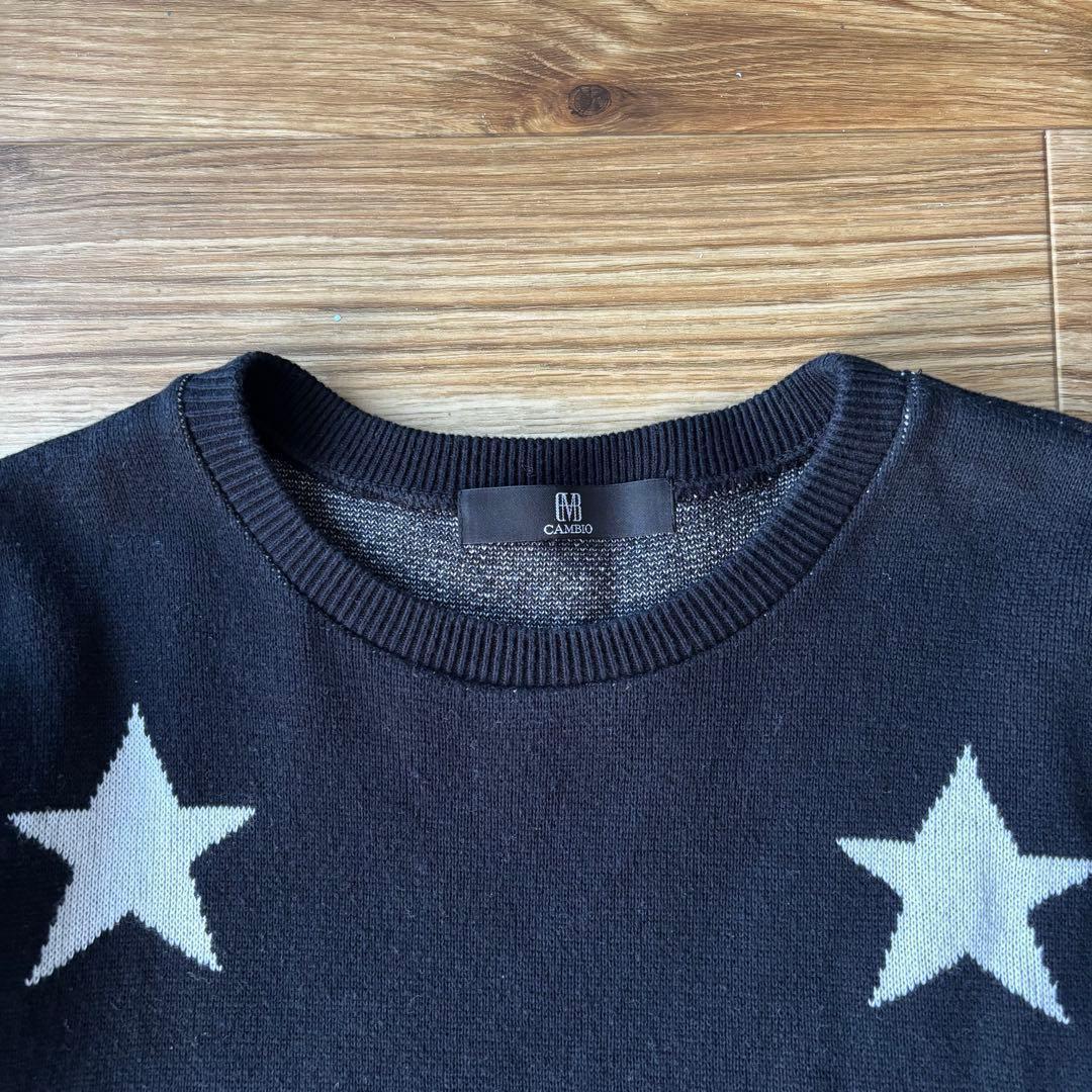 【USED】CAMBIO ニットベスト　M 綿麻混合 — image 2
