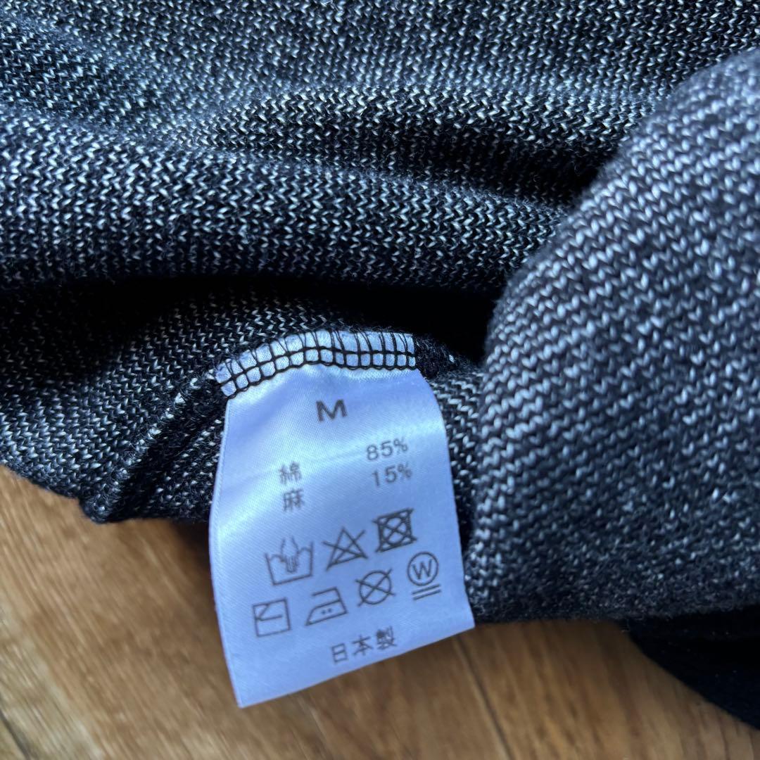 【USED】CAMBIO ニットベスト　M 綿麻混合 — image 3