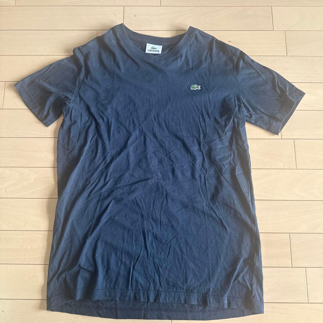 LACOSTE ネイビー 半袖Tシャツ サイズ4 — image 2