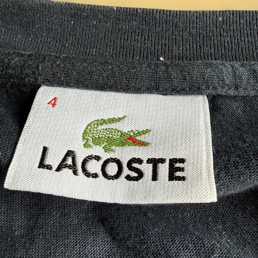 LACOSTE ネイビー 半袖Tシャツ サイズ4 — image 5