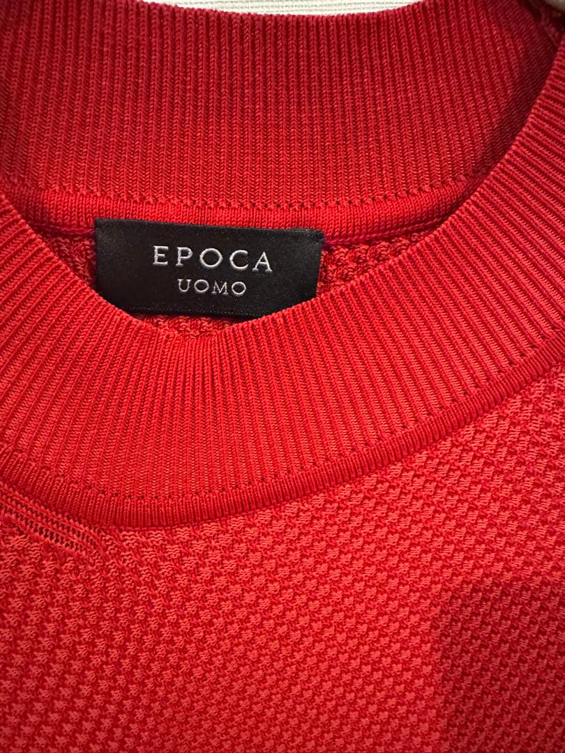 EPOCA UOMO ニット セーター レッド サイズ52 — image 2