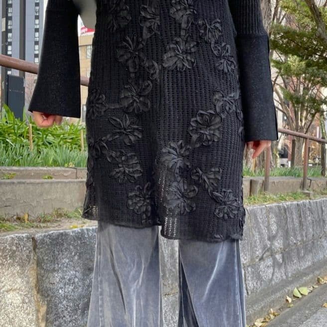 Kastane 前後2WAY フラワーレースミニワンピース — image 2