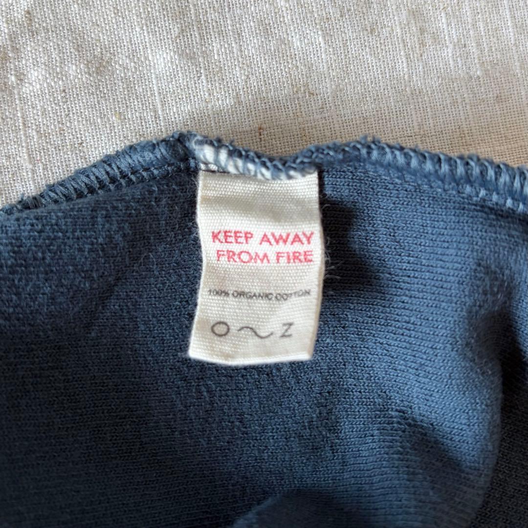 organic zoo NAVY TERRY CROPPED DUNGAREES — image 5