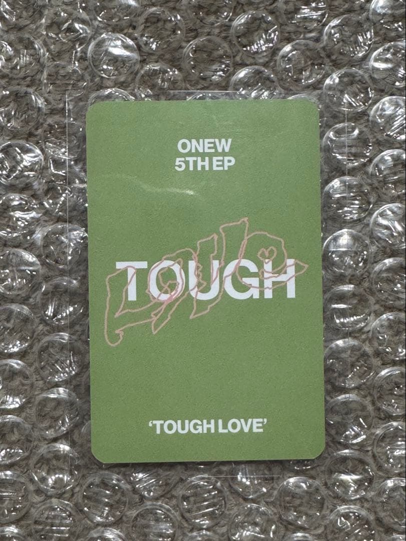 SHINee オニュ ONEW タフラブ TOUGH LOVE トレカ — image 2