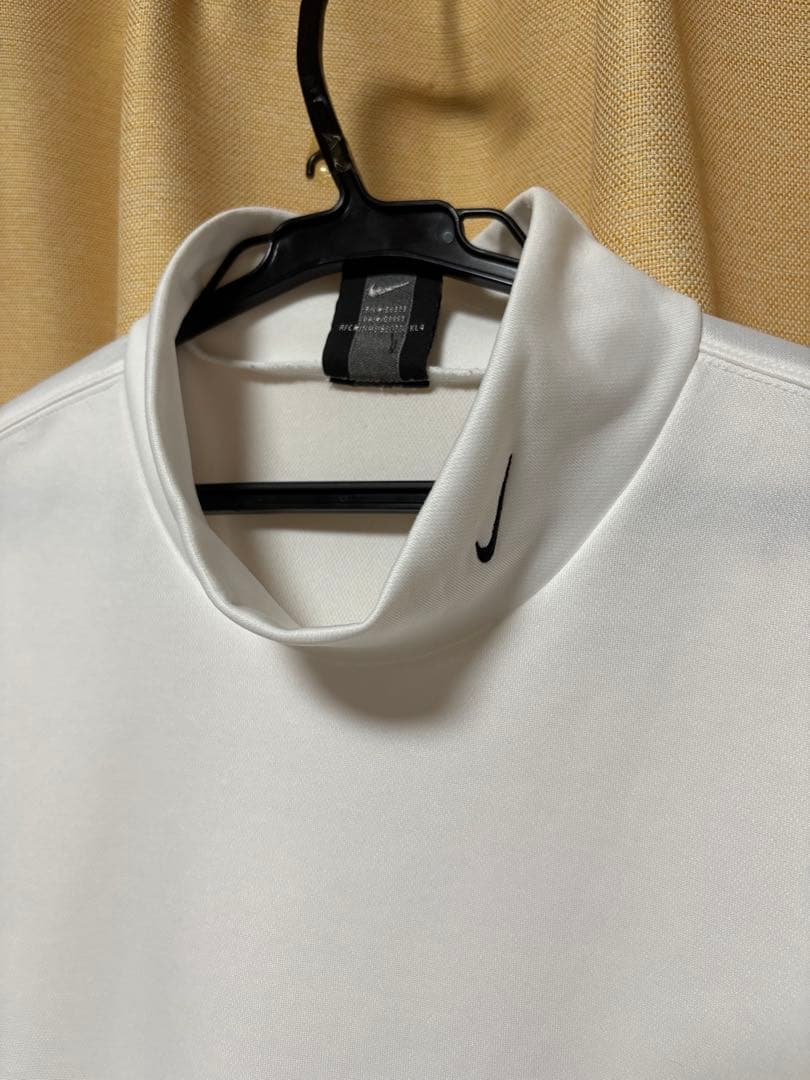 NIKE モックネック 半袖シャツ ホワイト — image 3