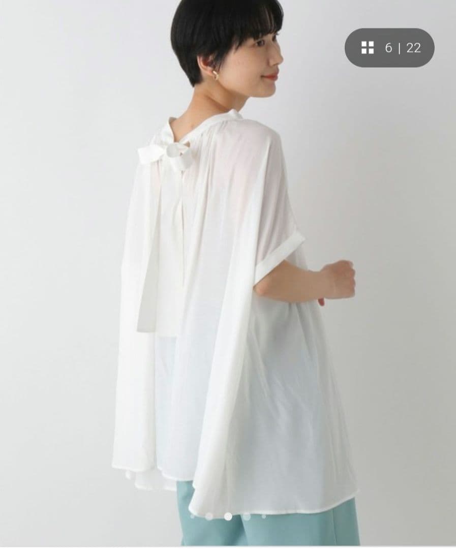 レプシィム ボウタイブラウス 半袖 — image 2