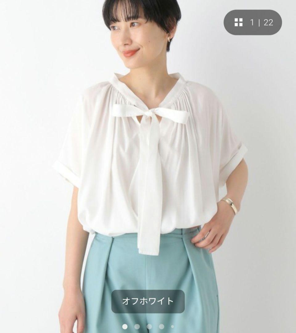 レプシィム ボウタイブラウス 半袖 — image 3