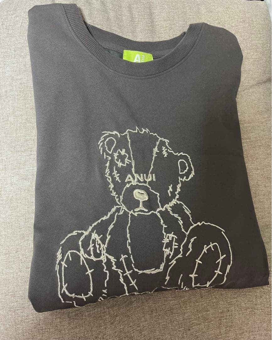 PAGEBOY 【Anui/2サイズ展開】GRMベアーTシャツ　チャコールグレー — image 2