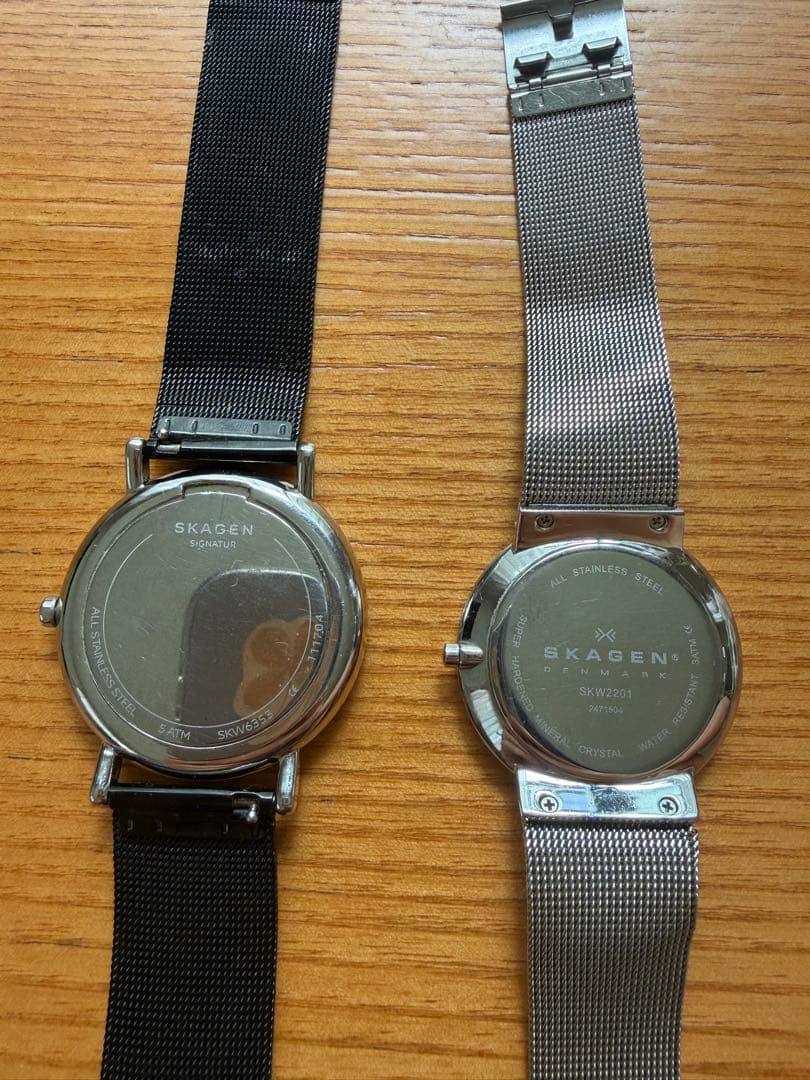 SKAGEN 腕時計 2本セット　メッシュベルト — image 3