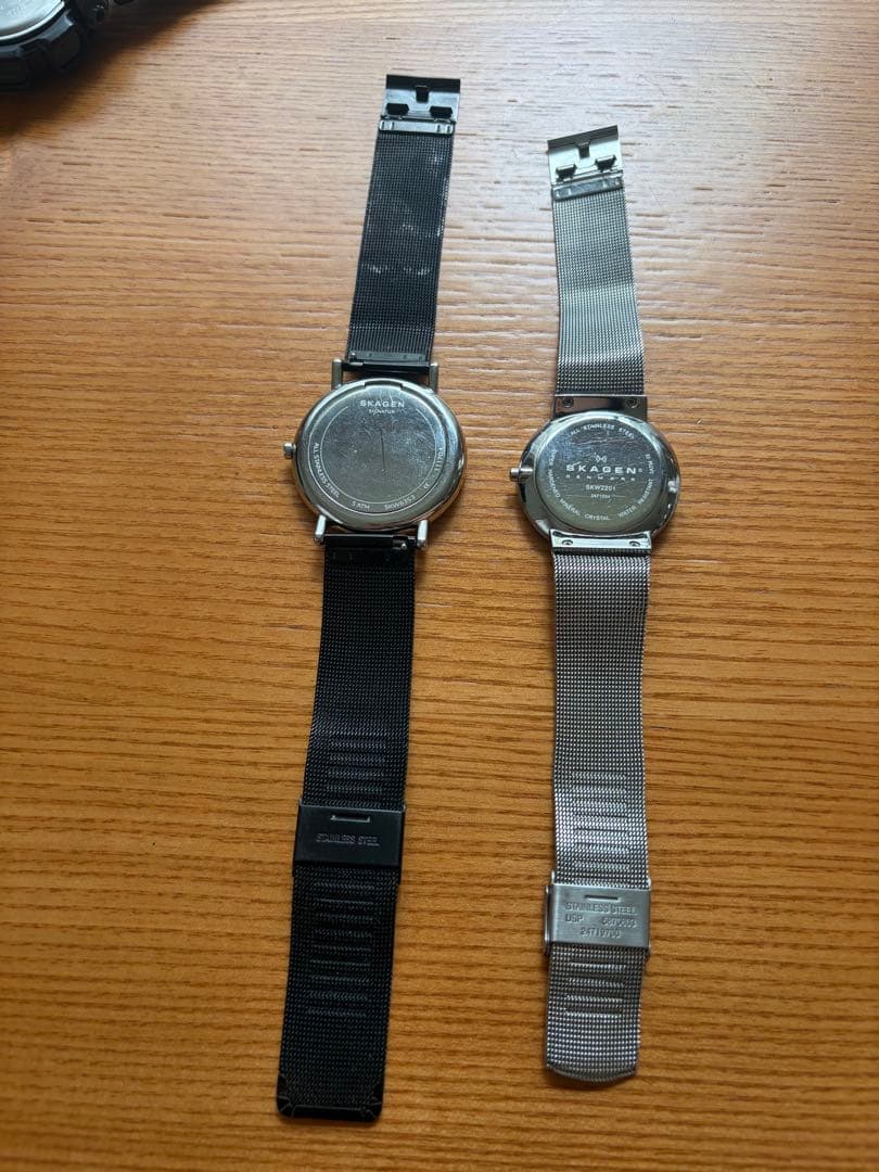 SKAGEN 腕時計 2本セット　メッシュベルト — image 4