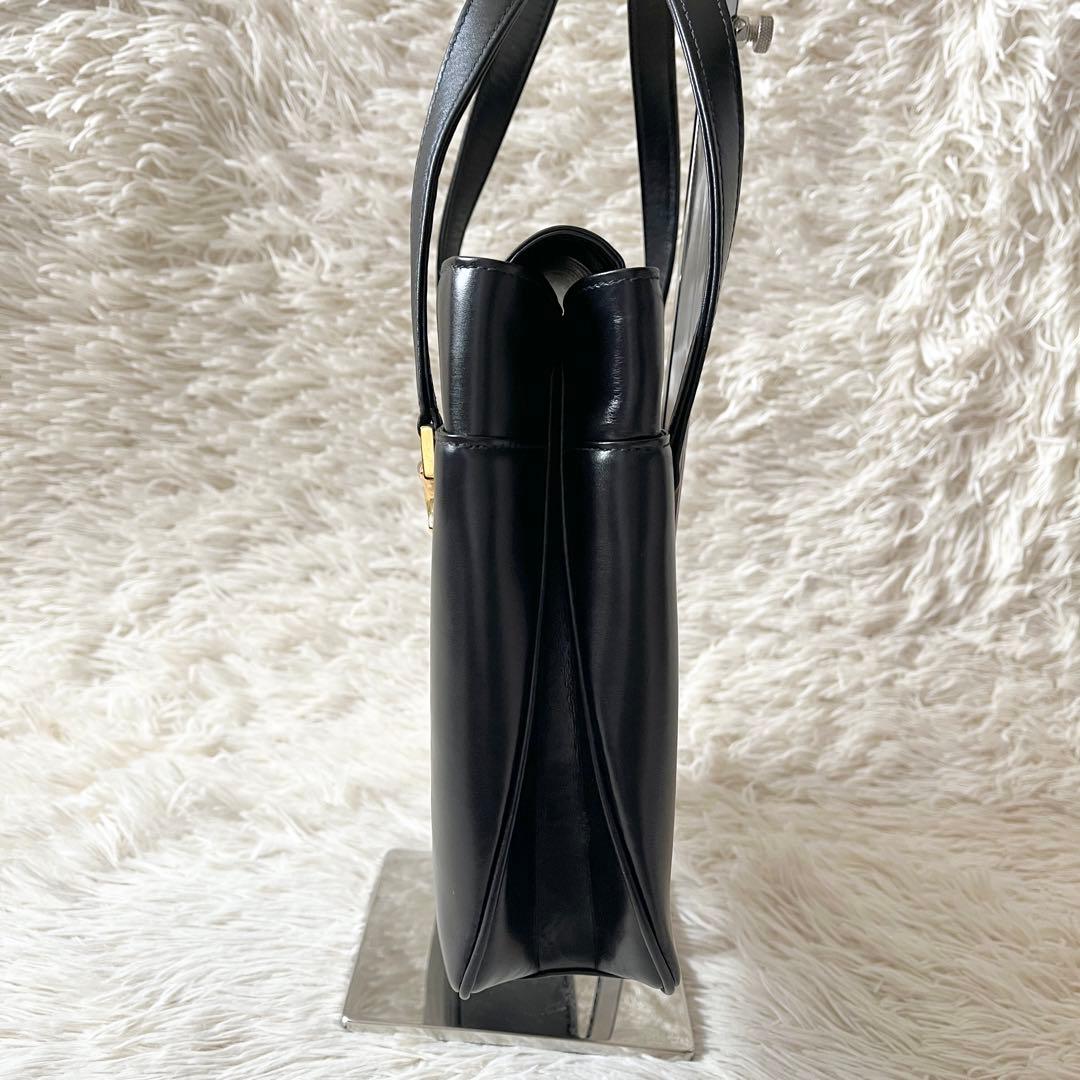 美品✨GUCCI グッチ　冠婚葬祭　ハンドバッグ　ブラック　フォーマル　レザー — image 3