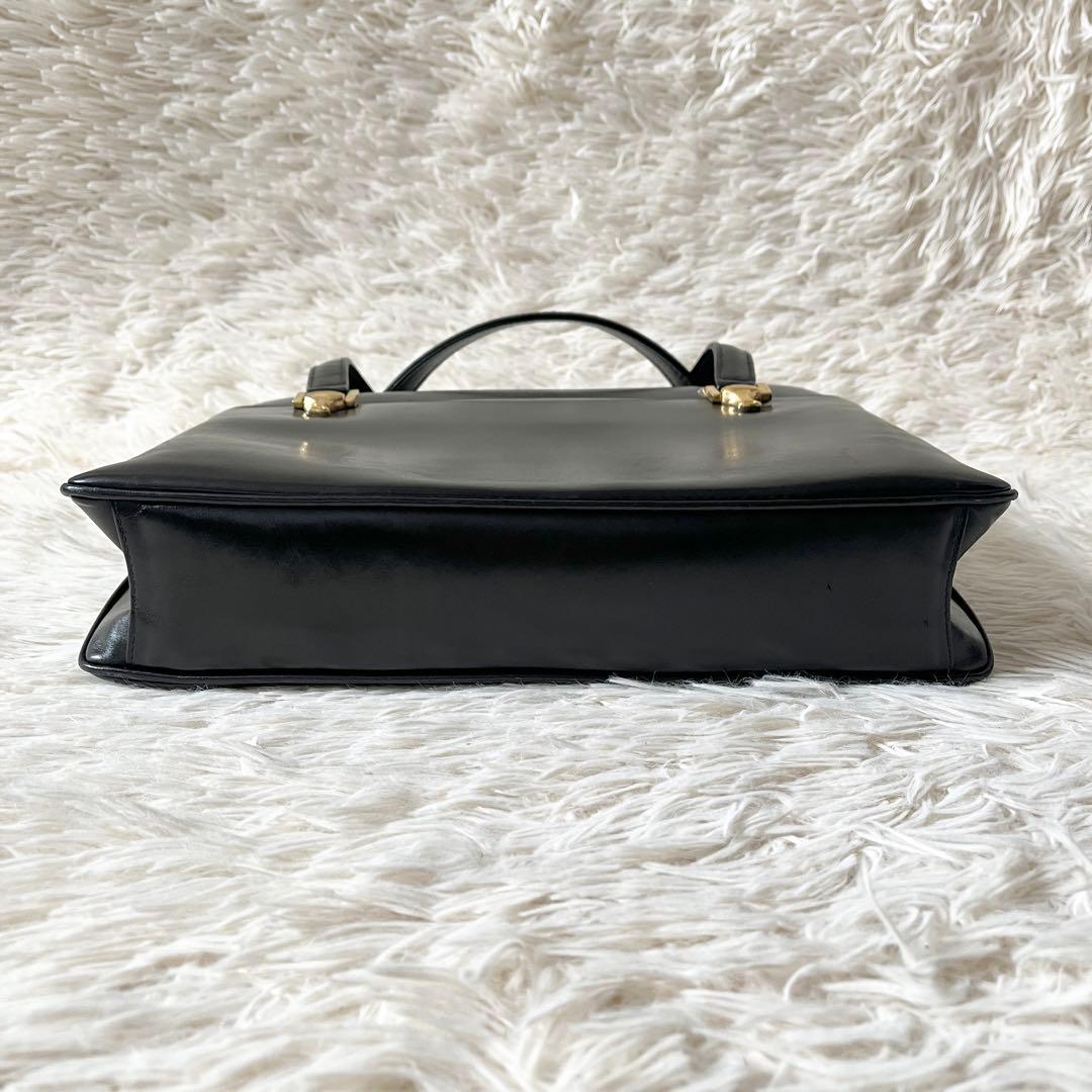 美品✨GUCCI グッチ　冠婚葬祭　ハンドバッグ　ブラック　フォーマル　レザー — image 5