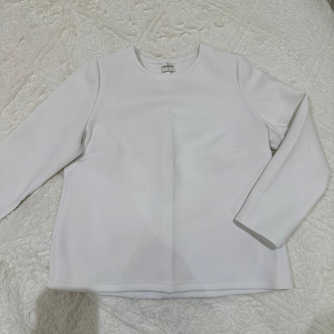Capriciousmie. カプリシャスミー 白　八分袖トップス — image 2