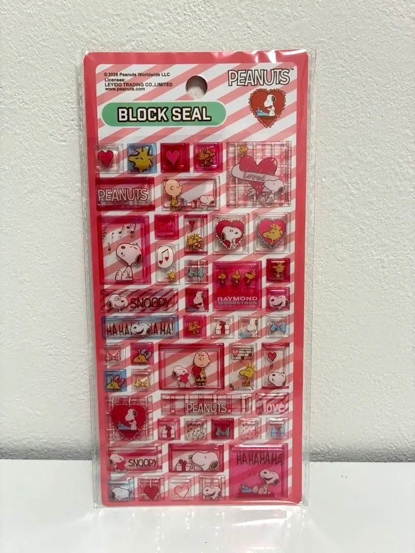【新品】PEANUTS BLOCK SEAL 3種セット — image 3