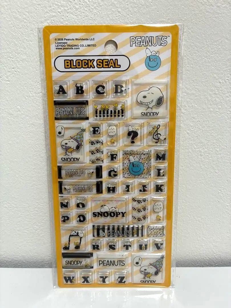 【新品】PEANUTS BLOCK SEAL 3種セット — image 4