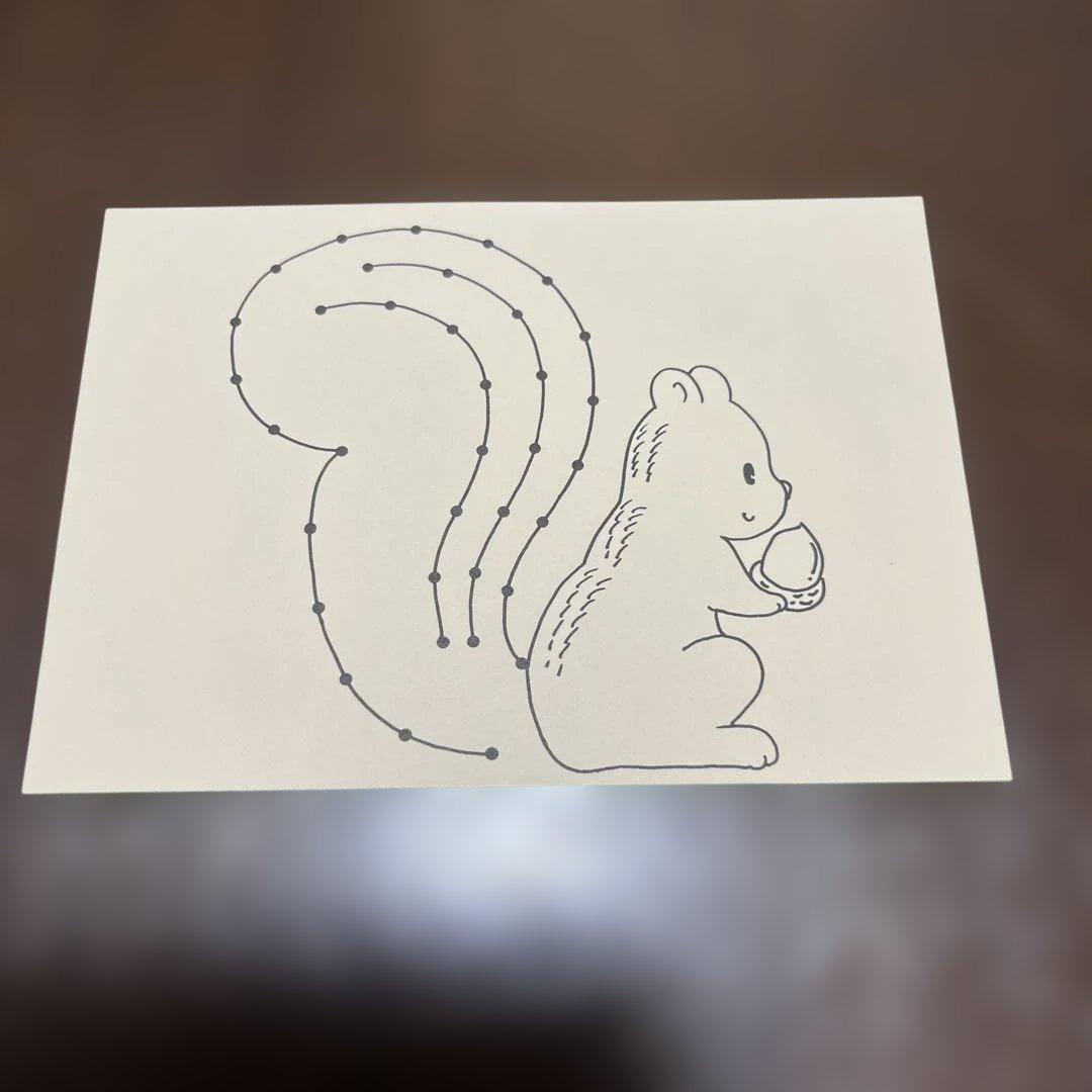 ④縫いさし用紙　ぬいさし　台紙　画用紙　カードセット　モンテッソーリ — image 4