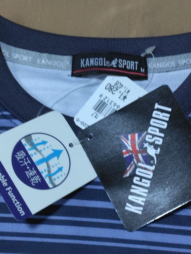 KANGOL SPORT 半袖Tシャツ ボーダー柄 Mサイズ — image 5