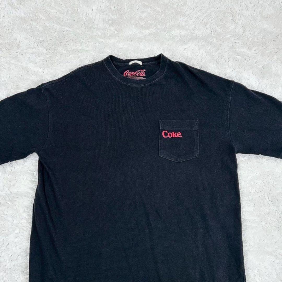 GU Coca-Cola Enjoyロング丈 Tシャツ 黒 F【A0222】 — image 2