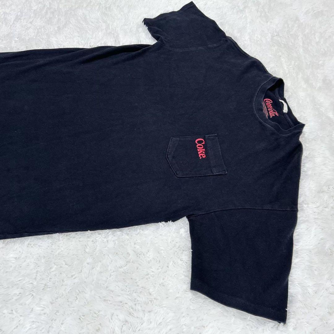 GU Coca-Cola Enjoyロング丈 Tシャツ 黒 F【A0222】 — image 3