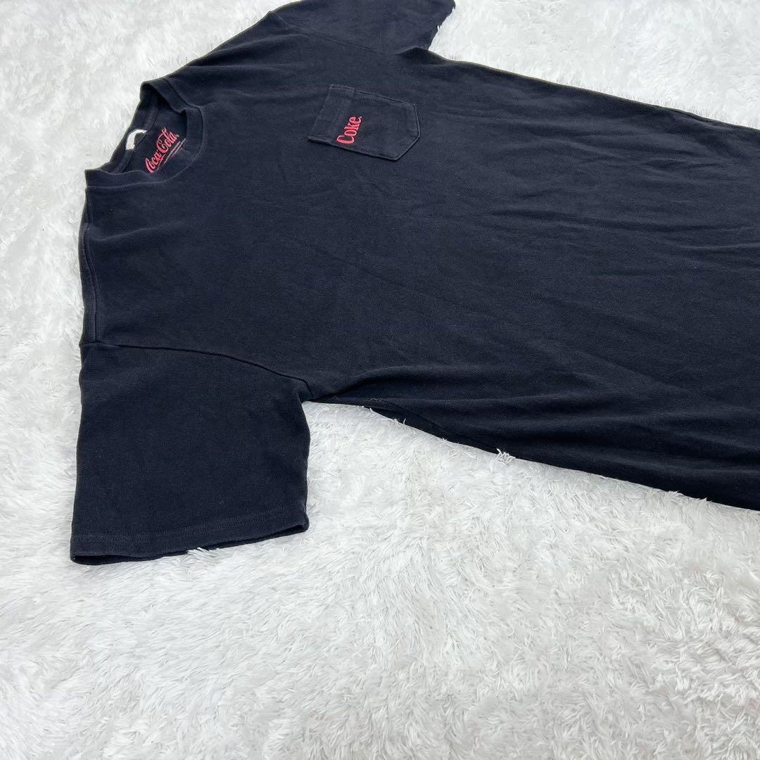 GU Coca-Cola Enjoyロング丈 Tシャツ 黒 F【A0222】 — image 4
