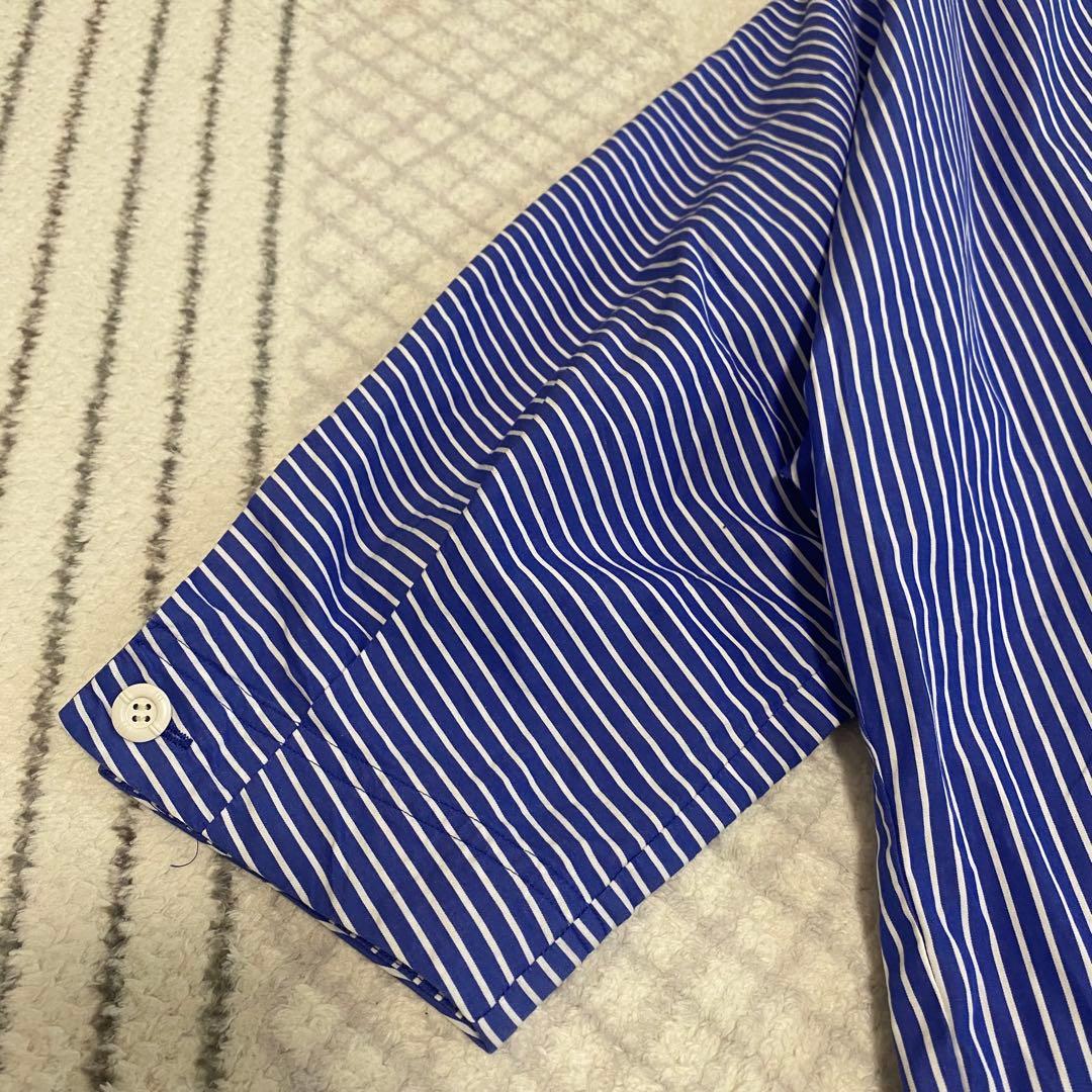 MT★★⭐︎様専用　マリンフランセラーズ　ストライプ　コットンタックブラウス7分袖 — image 3