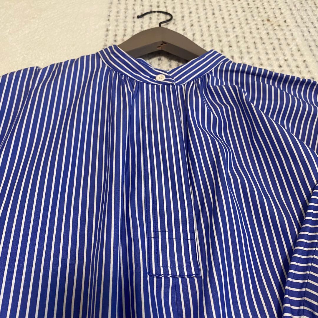 MT★★⭐︎様専用　マリンフランセラーズ　ストライプ　コットンタックブラウス7分袖 — image 4