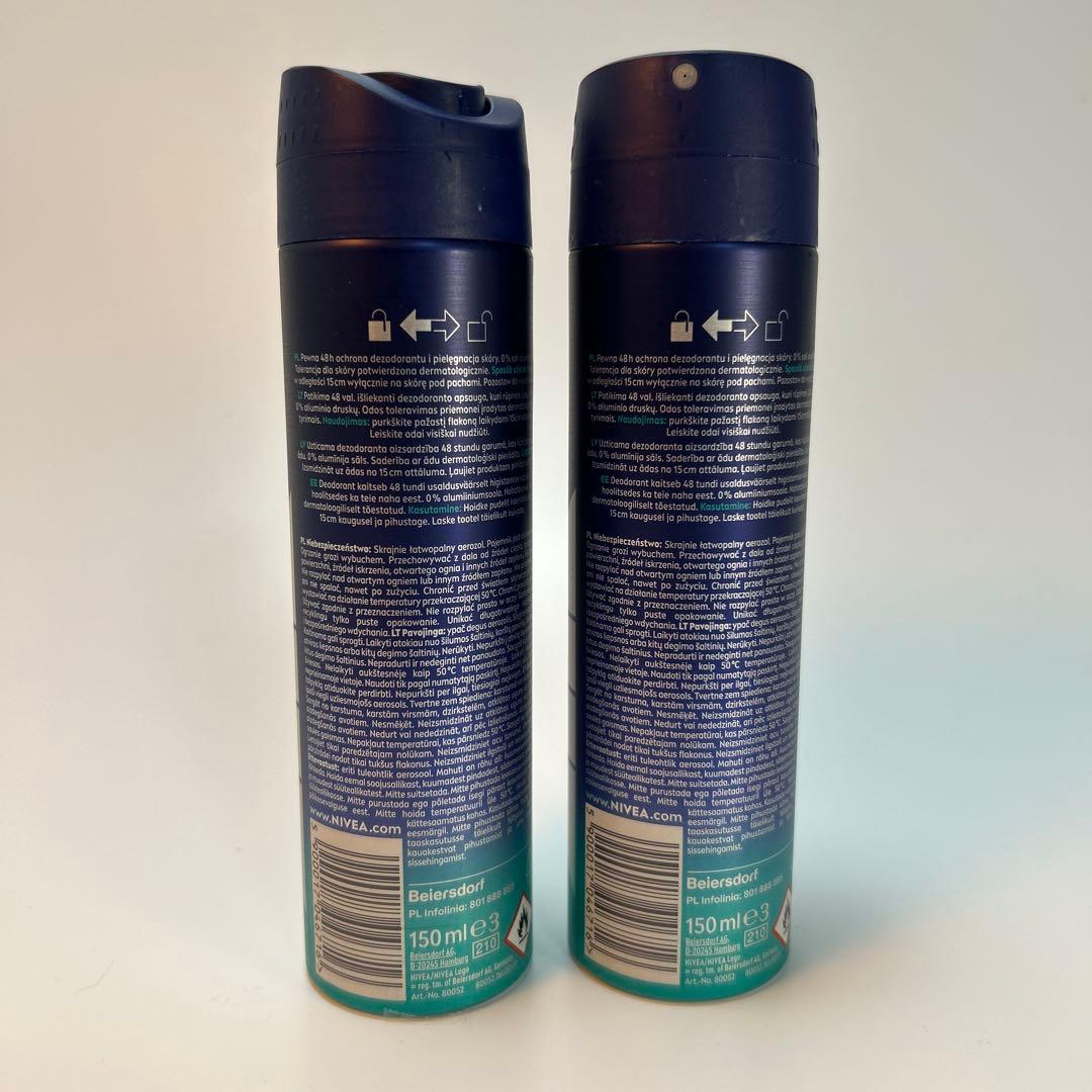 NIVEA MEN Fresh Ocean 制汗スプレー 2本セット — image 2