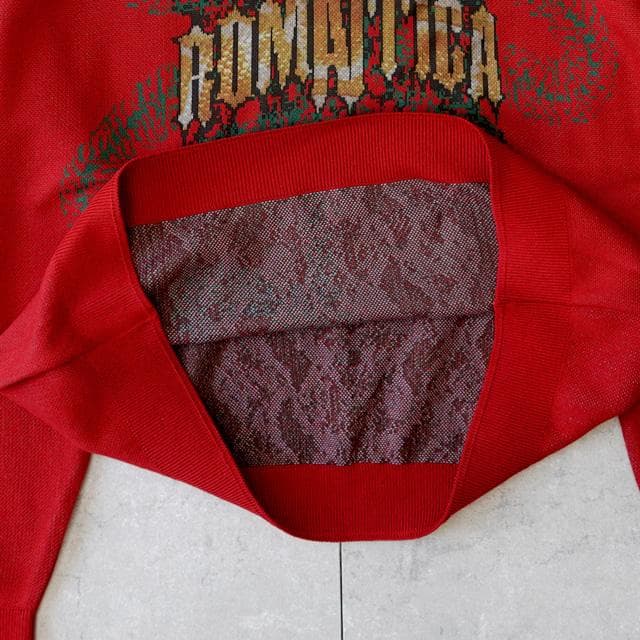 【新品未使用タグ付】Iroquois / ジャガードニット RED — image 5