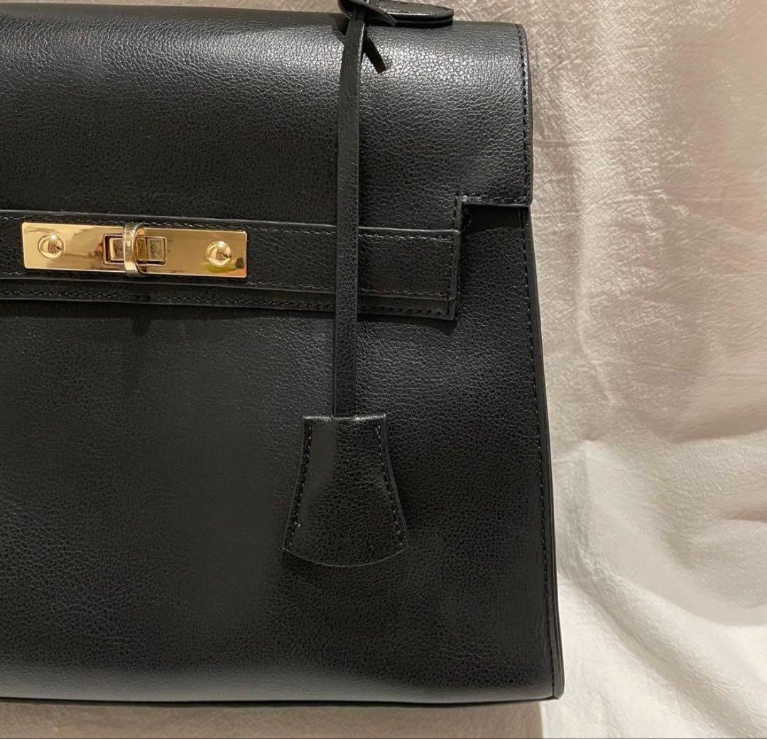VIS リサイクルフェイクレザーひねり金具バッグ — image 3