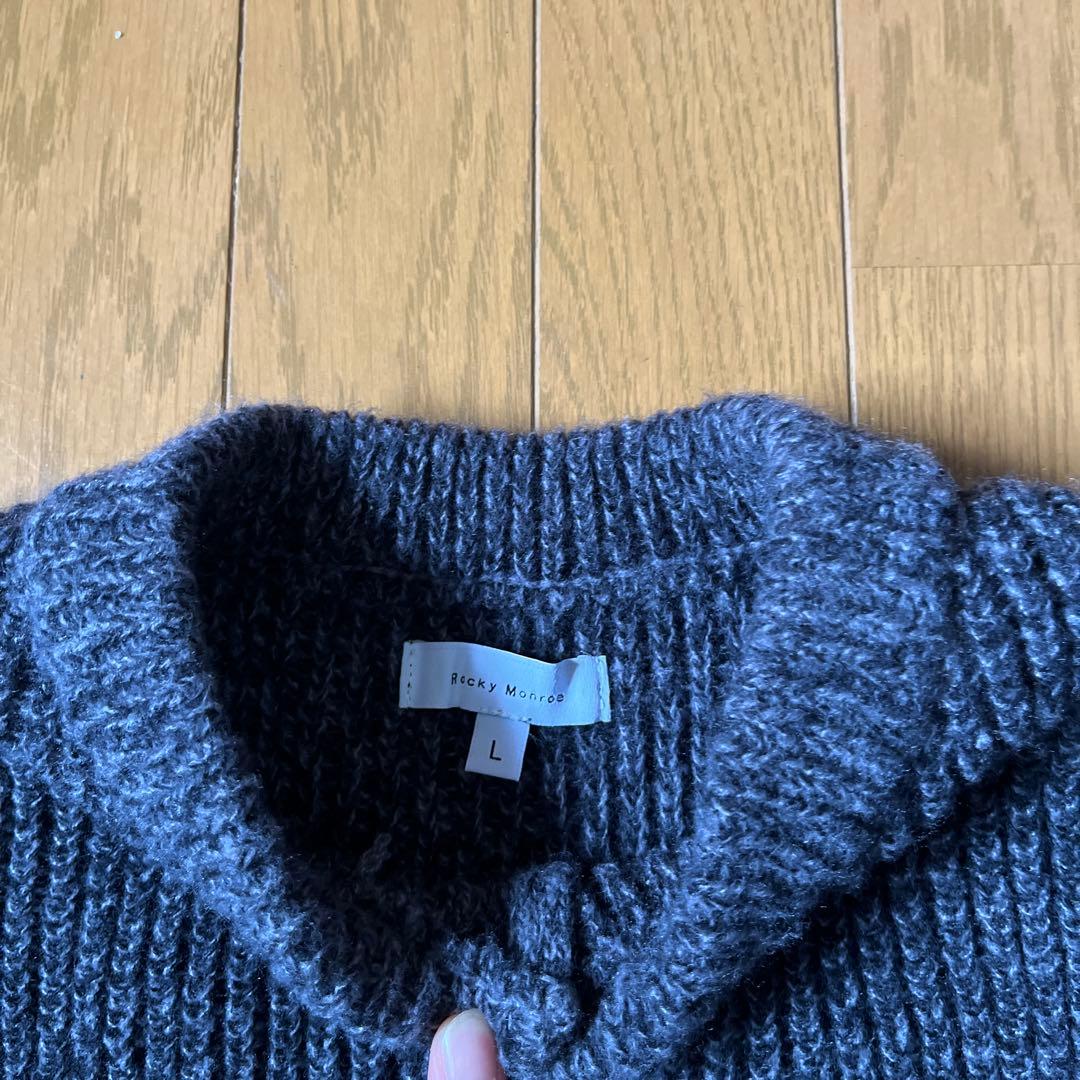 Rocky Monroe オーバーサイズヘンリーネックニット — image 5