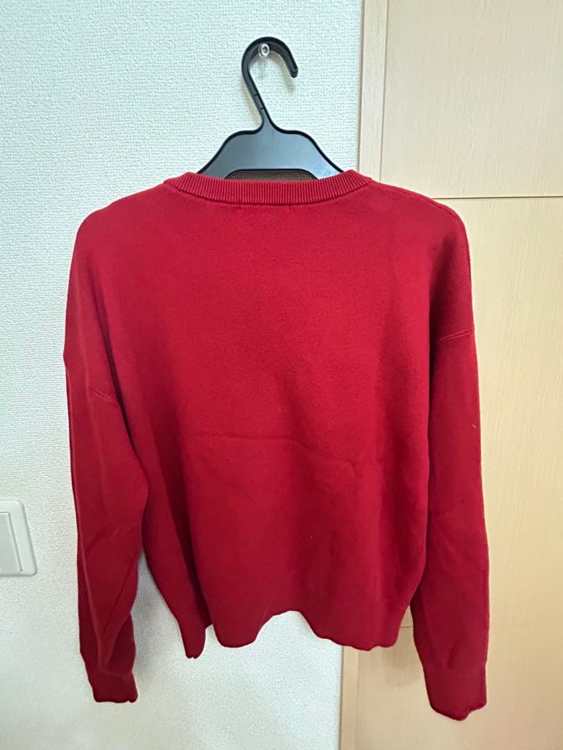 UNIQLO :C クルーネックセーター レッド Lサイズ — image 3