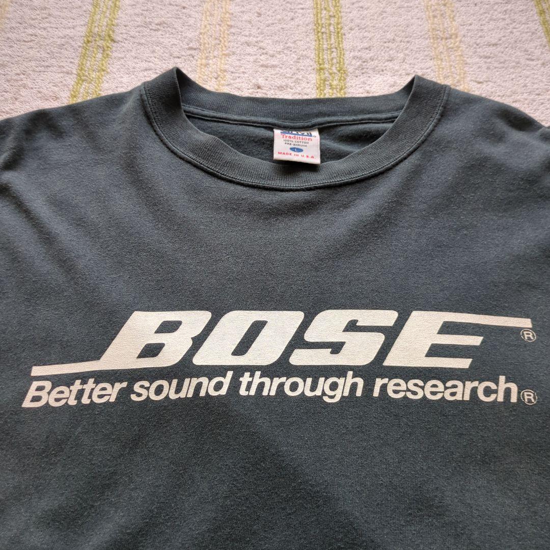 BOSE Tシャツ Lサイズ 　フェードブラック — image 5