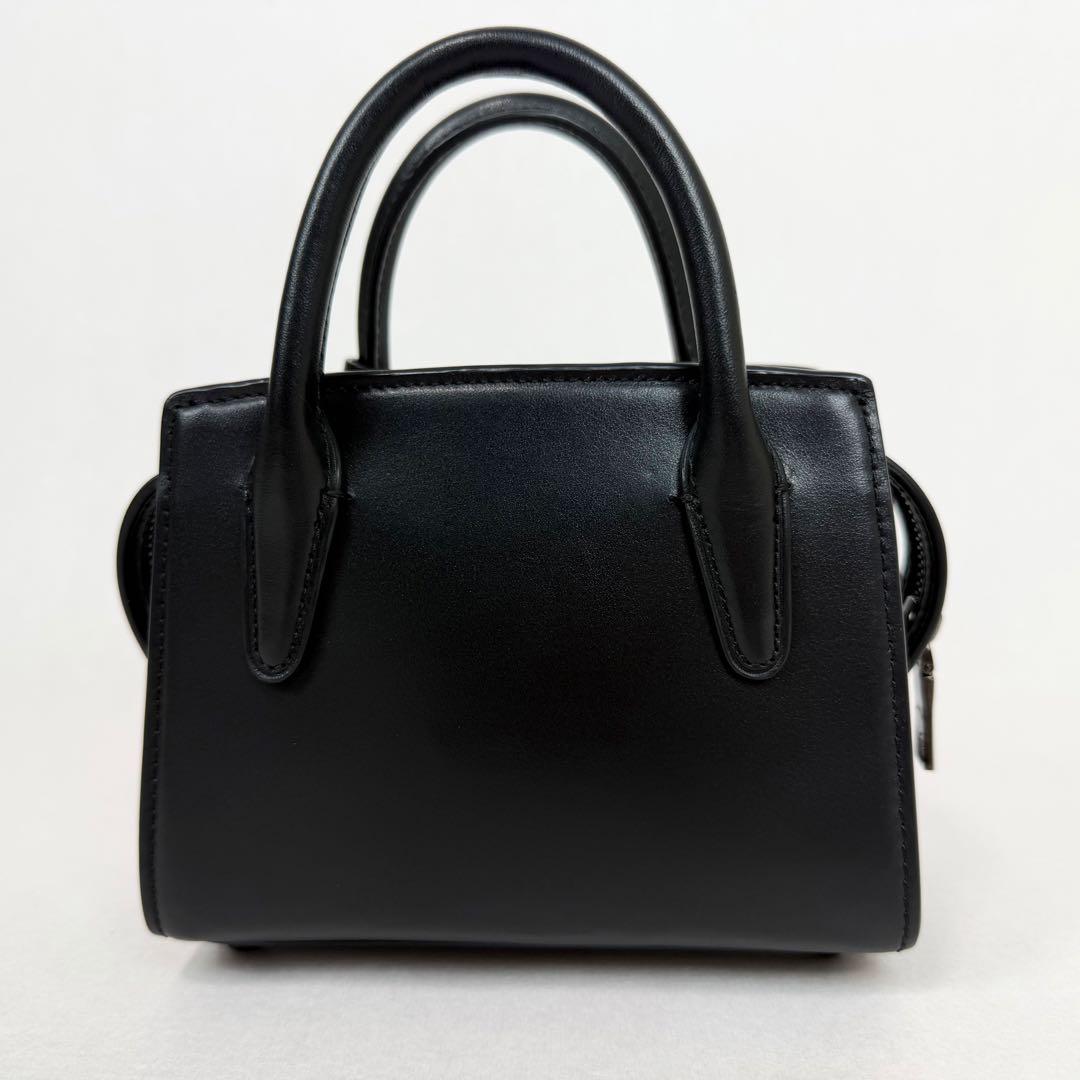 新品未使用 COACH コーチ ハンドバッグ ミニ クリル 2WAY ブラック — image 3