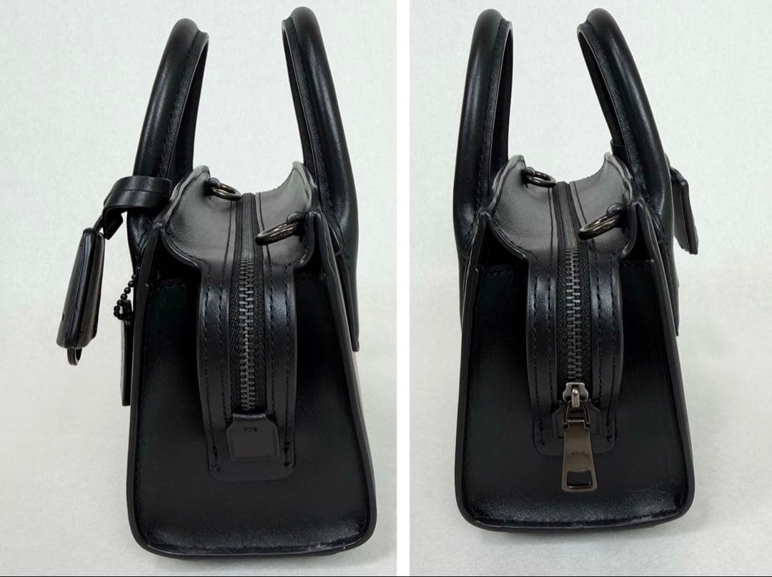 新品未使用 COACH コーチ ハンドバッグ ミニ クリル 2WAY ブラック — image 4