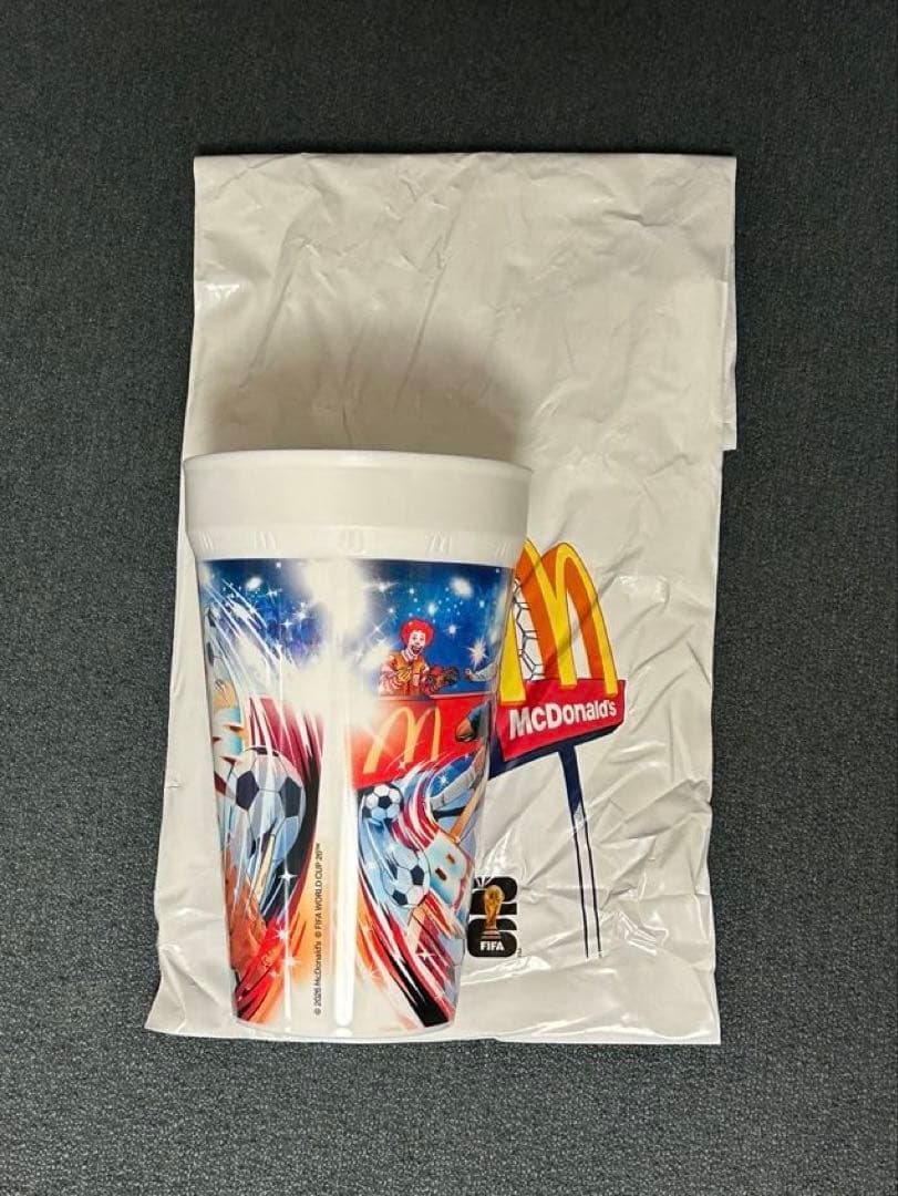 McDonald's FIFA World Cup コップ グラス ベッカム — image 2