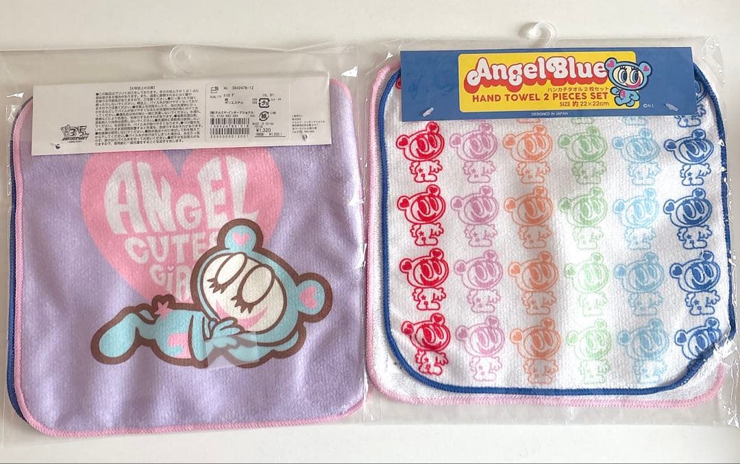 新品　エンジェルブルー　Angel Blue エンブル　ハンドタオル　ハンカチ — image 3