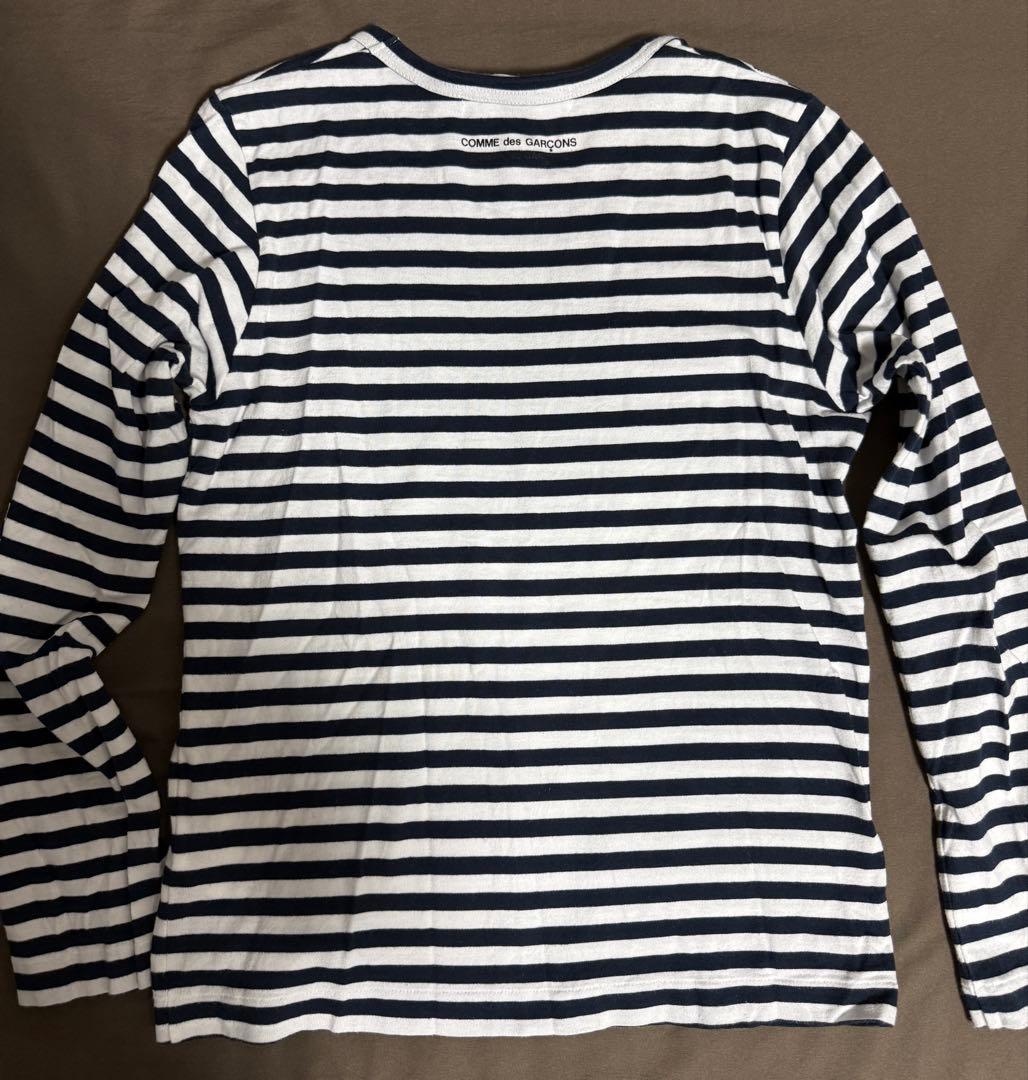 tricot COMME des GARCONS リボンボーダーTシャツ　S — image 4