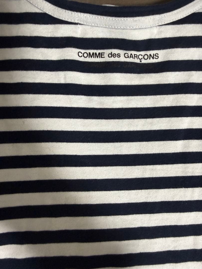 tricot COMME des GARCONS リボンボーダーTシャツ　S — image 5