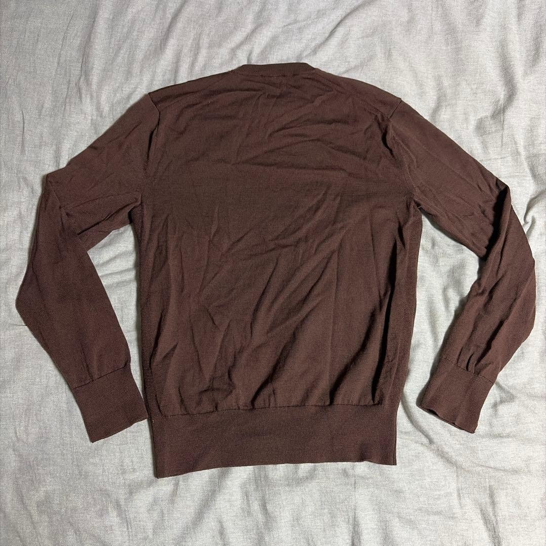 ATON クルーネックニット ブラウン — image 2