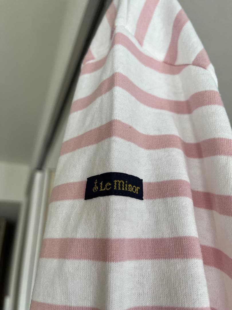 新品・未使用タグ付【Le Minor】ルミノア　ビッグシルエットボーダーTシャツ — image 3