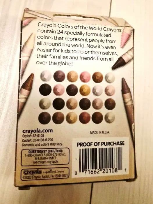 中身未使用 Crayola クレヨラ クレヨン 24色 世界の肌色 知育 — image 2