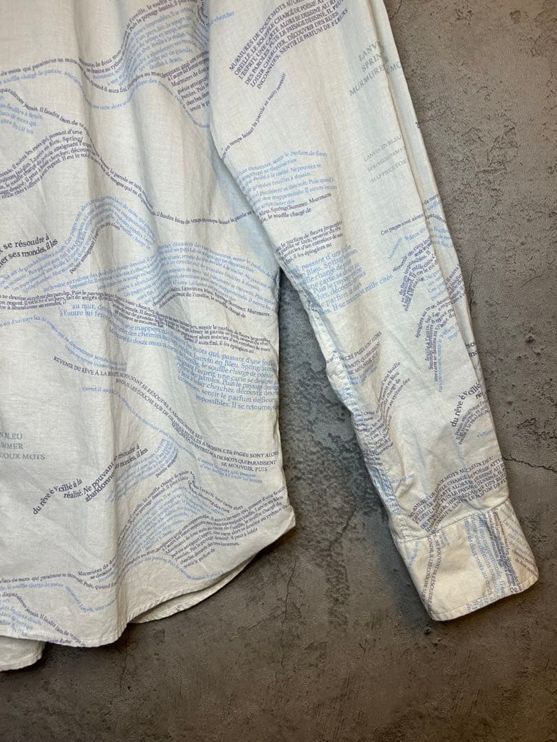 LANVIN en Bleu ランバンオンブルー　メンズ　長袖シャツ　Sサイズ — image 5