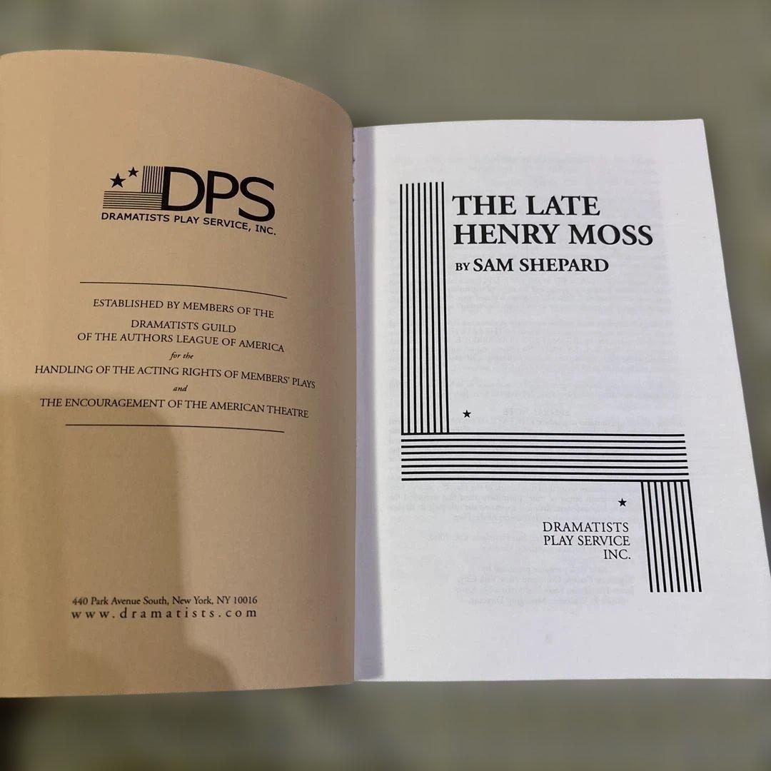 The Late Henry Moss Sam Shepard — image 2
